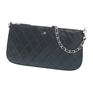 Chanel Double Stitch Chain Pouch